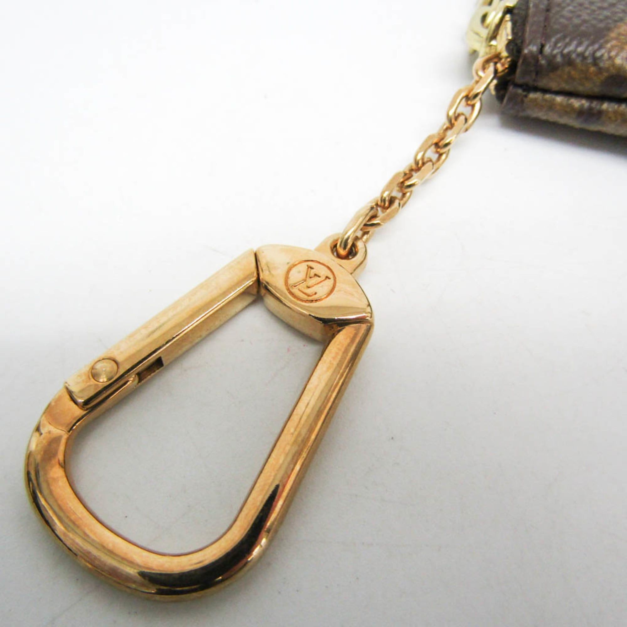 Louis Vuitton Louis Vuitton Monogram Key Pouch M62650 Men,Women Monogram Coin Purse/coin Case Brown Size ONE SIZE - 4 Thumbnail