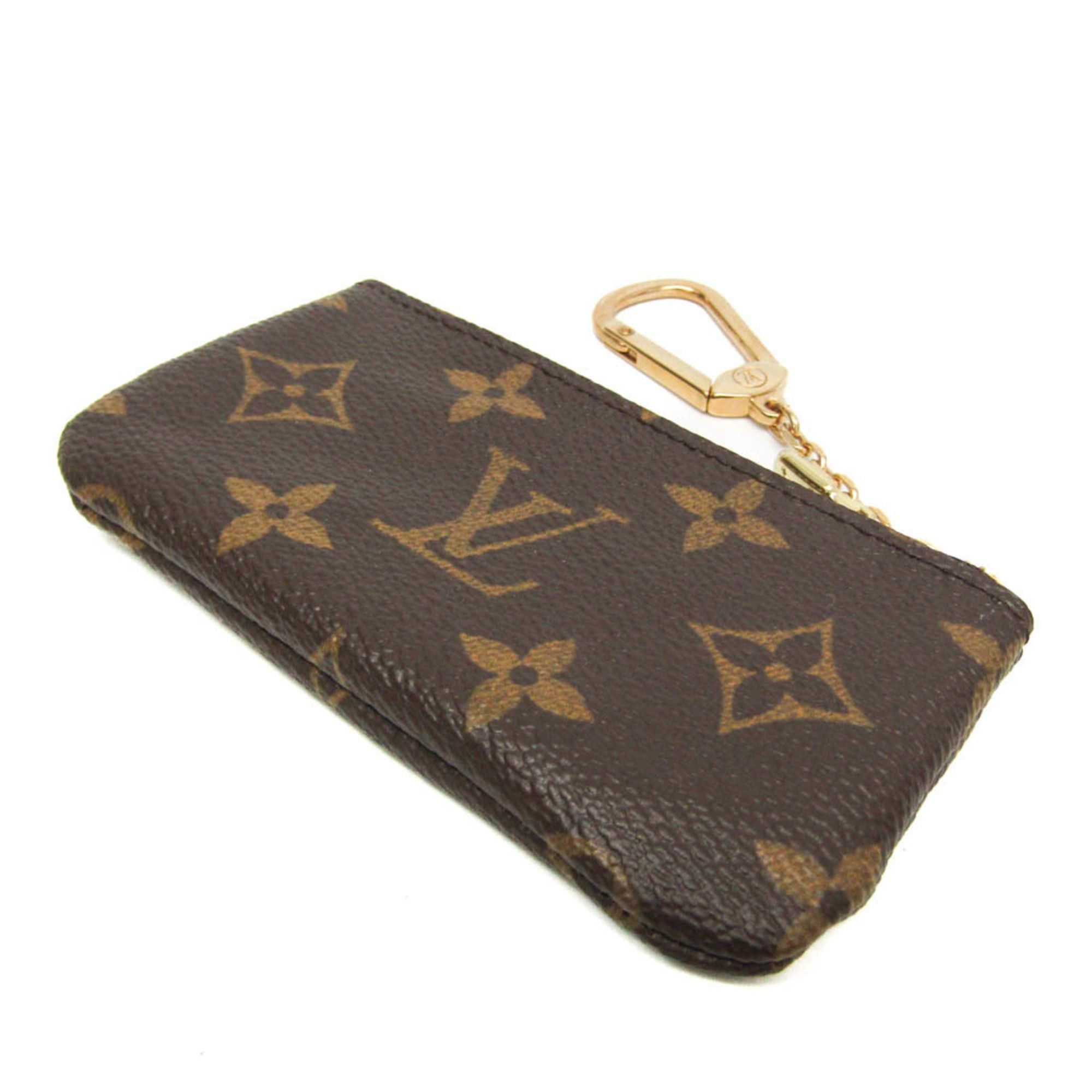 Louis Vuitton Louis Vuitton Monogram Key Pouch M62650 Men,Women Monogram Coin Purse/coin Case Brown Size ONE SIZE - 2 Thumbnail