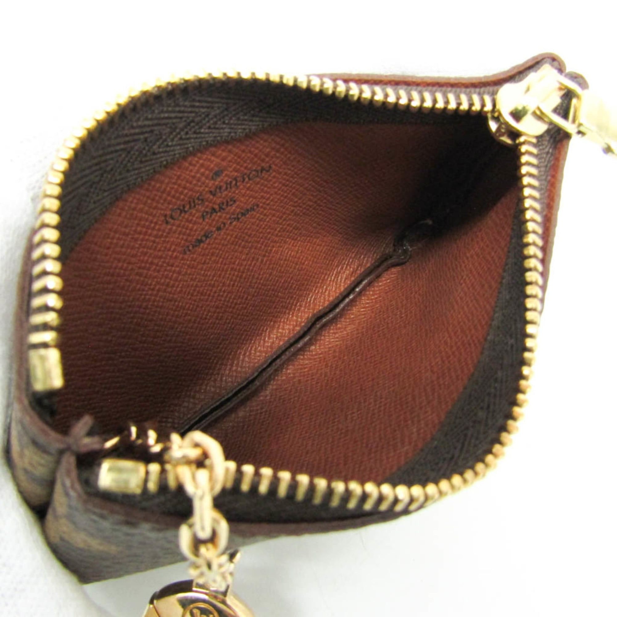 Louis Vuitton Louis Vuitton Monogram Key Pouch M62650 Men,Women Monogram Coin Purse/coin Case Brown Size ONE SIZE - 3 Thumbnail