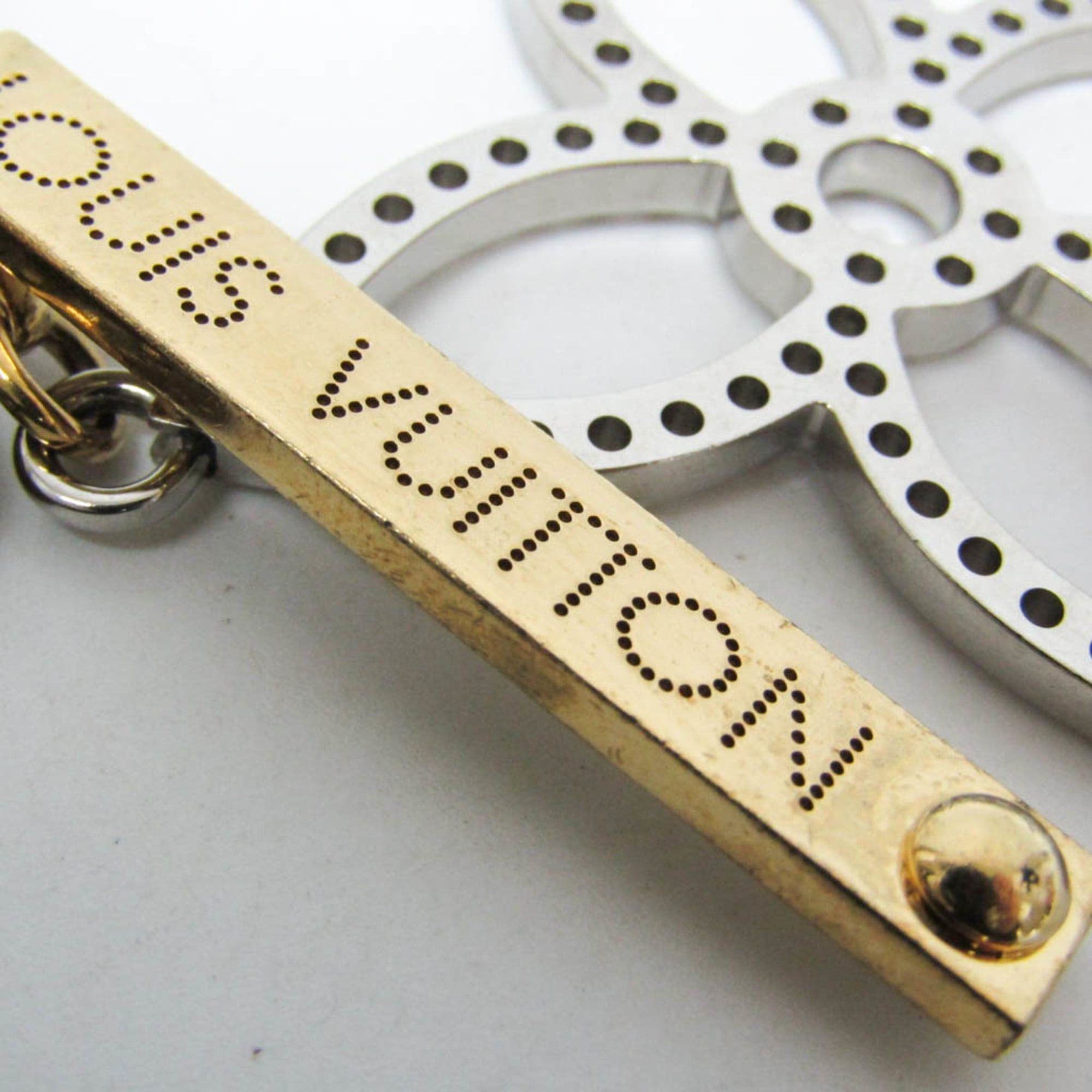 Louis Vuitton Louis Vuitton Bijou Sac Tapage M65090 Keyring (Gold,Silver) Size ONE SIZE - 8 Thumbnail