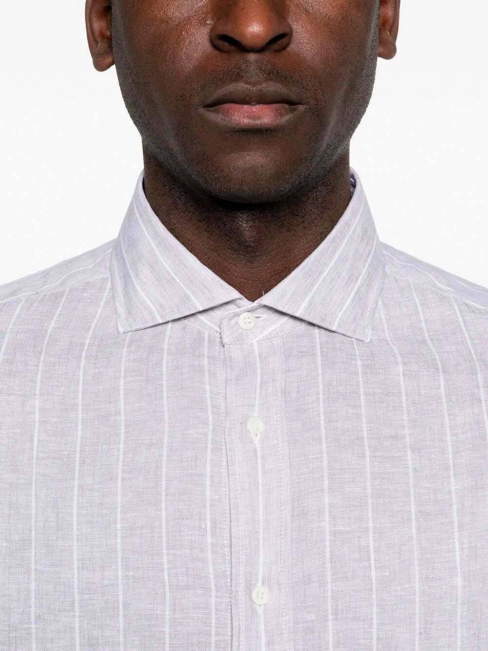 Brunello Cucinelli Linen Shirt Size US XL / EU 56 / 4 - 3 Thumbnail