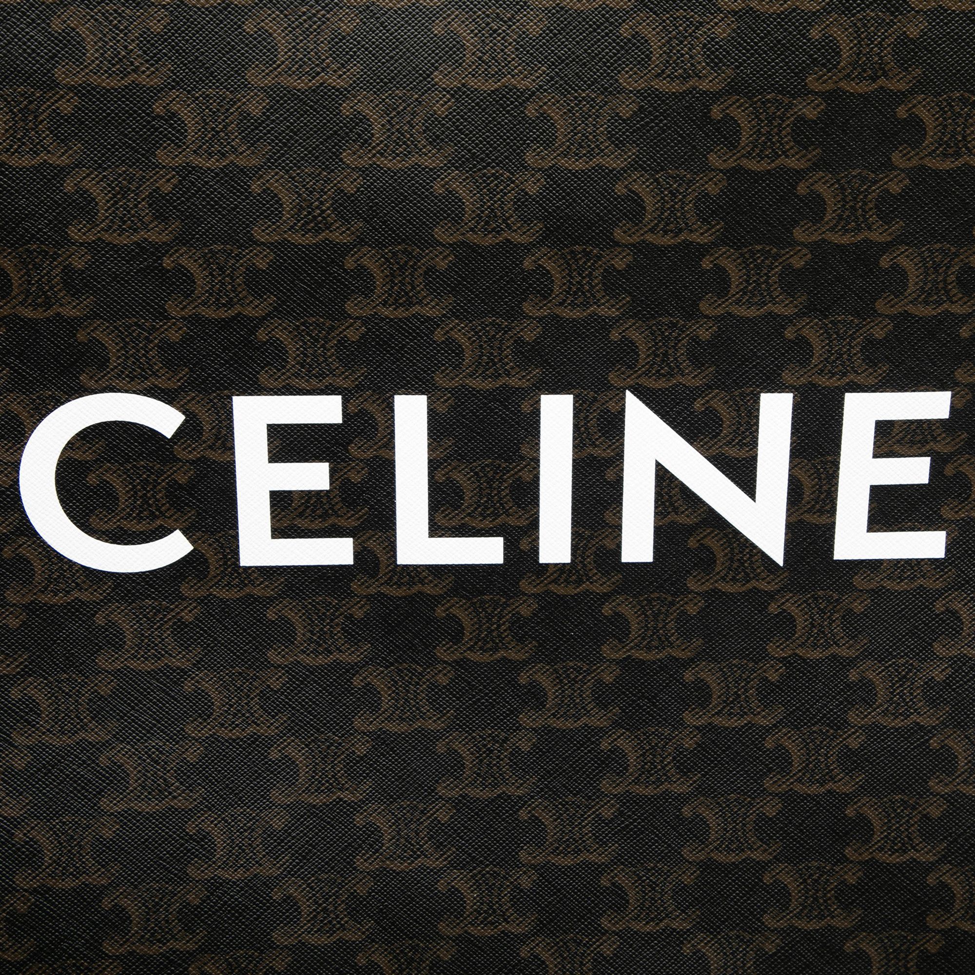 Celine Celine Medium Triomphe Coated Canvas Vertical Cabas Tote Size ONE SIZE - 5 Thumbnail