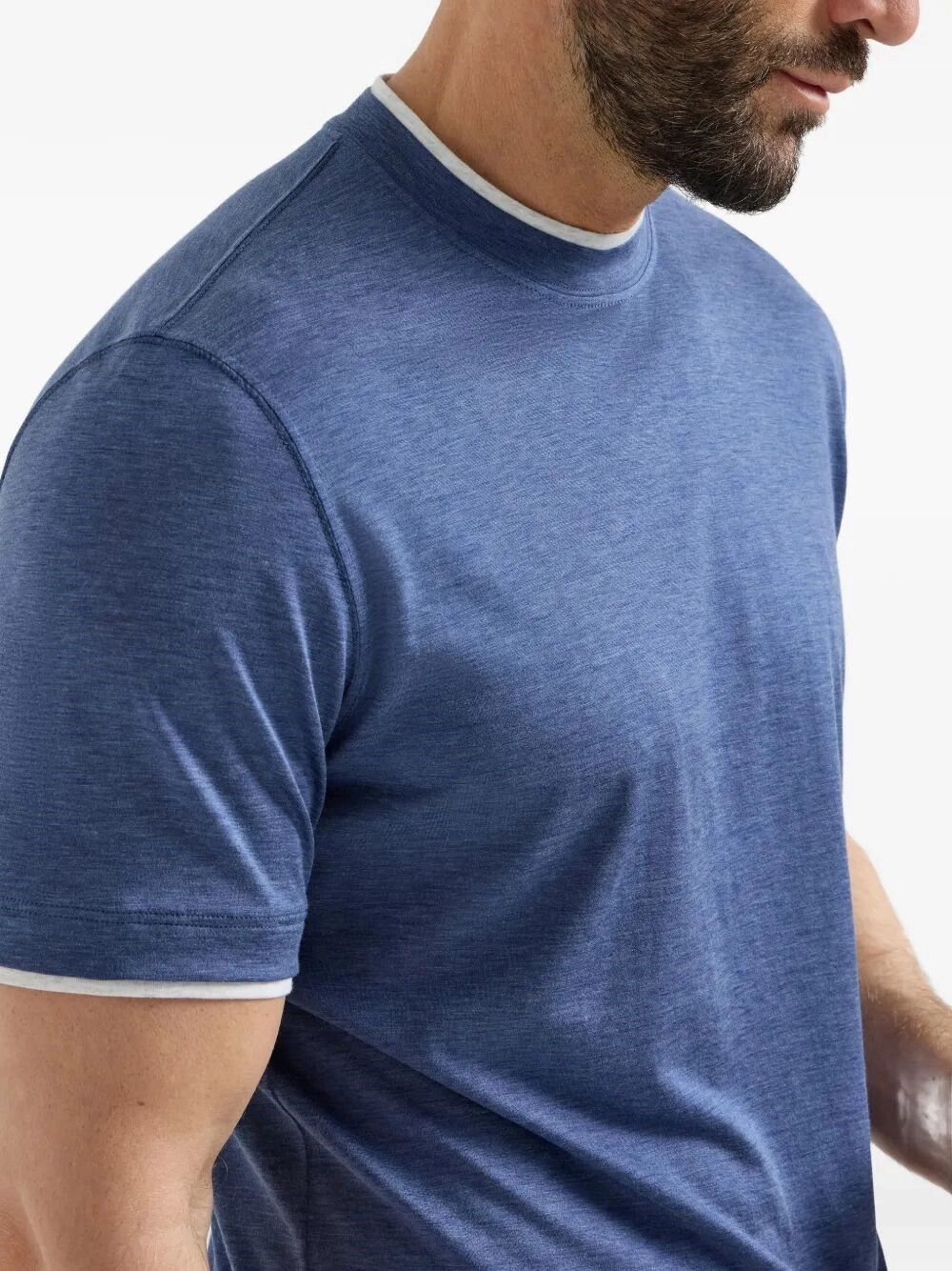 Brunello Cucinelli T-Shirt With Faux-Layering Size US XS / EU 42 / 0 - 3 Thumbnail