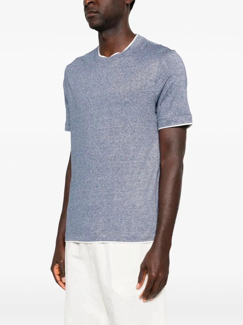 Brunello Cucinelli T-Shirt With Faux-Layering Size US S / EU 44-46 / 1 - 3 Thumbnail