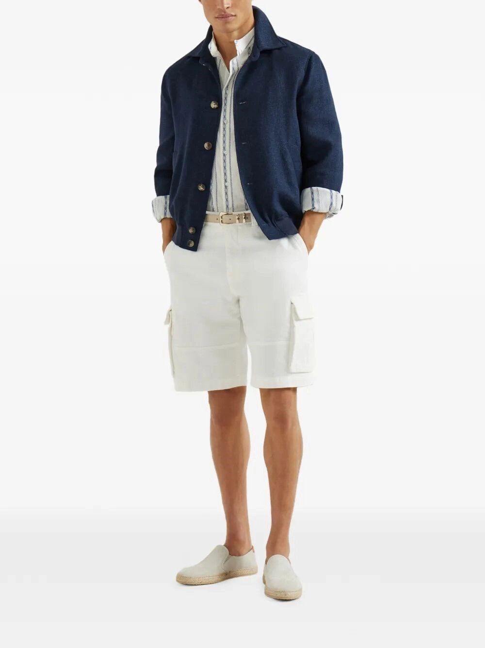Brunello Cucinelli Bomber Jacket Size US XL / EU 56 / 4 - 2 Thumbnail