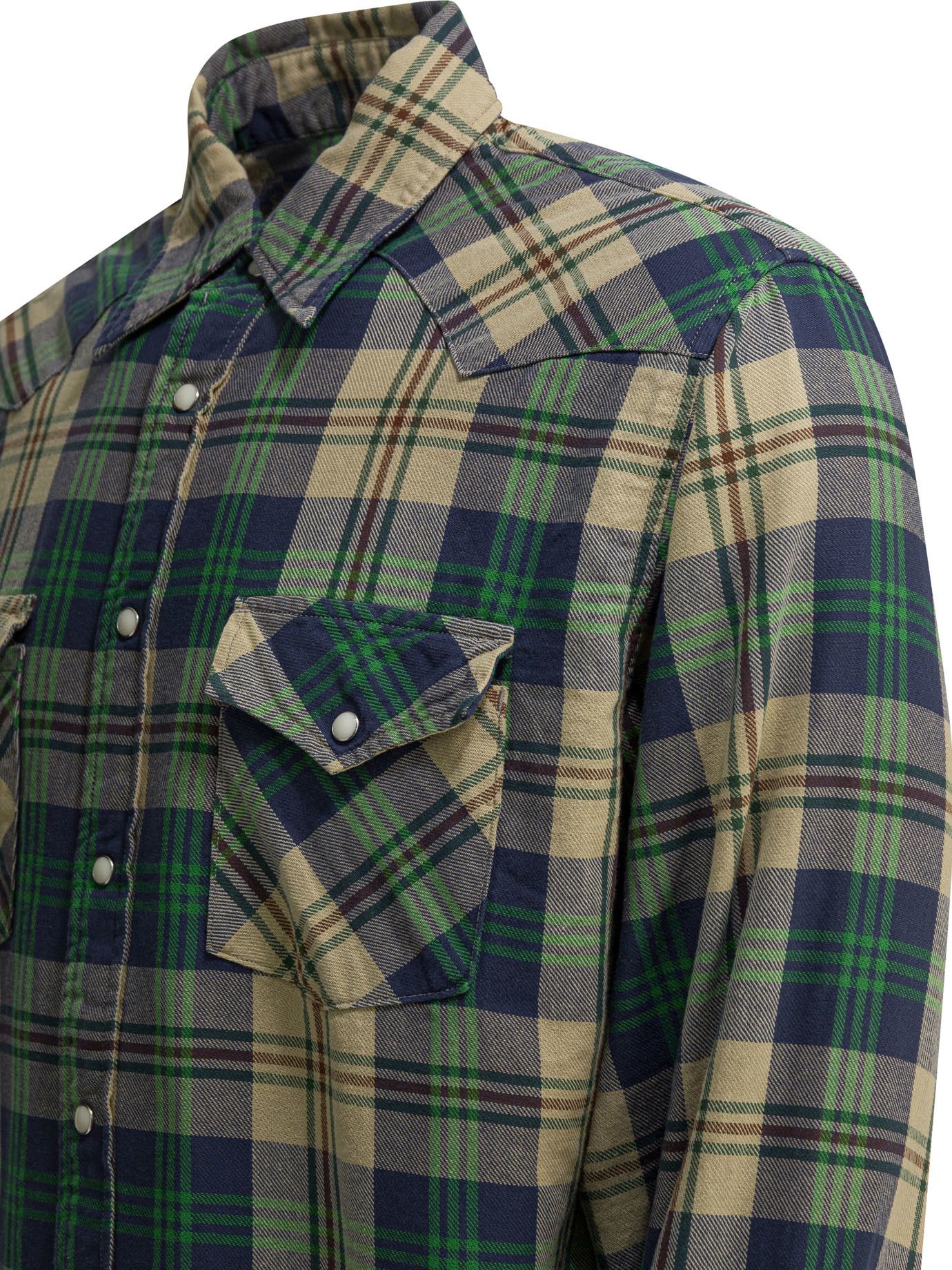 Kapital Kapital Columbia-Check Husky Western Shirt tag size 2 Men - USA Duties Paid Size US M / EU 48-50 / 2 - 4 Thumbnail