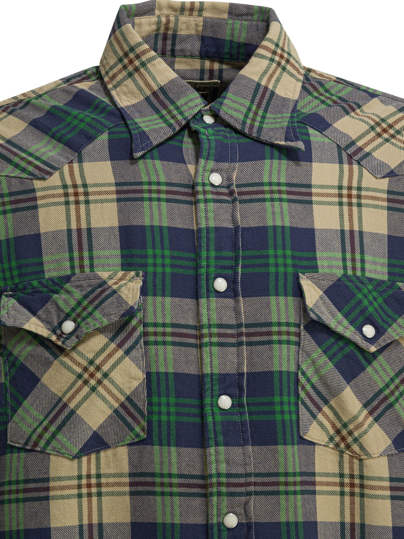 Kapital Kapital Columbia-Check Husky Western Shirt tag size 2 Men - USA Duties Paid Size US M / EU 48-50 / 2 - 3 Thumbnail
