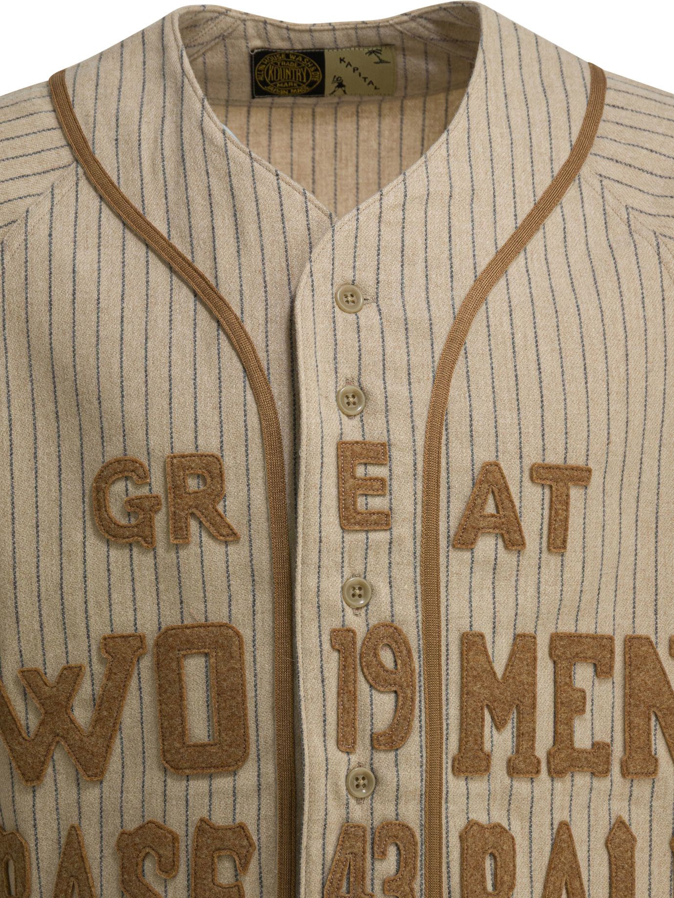 Kapital Kapital Great Women Baseball Shirt In Wool tag size 3 Men - USA Duties Paid Size US L / EU 52-54 / 3 - 3 Thumbnail