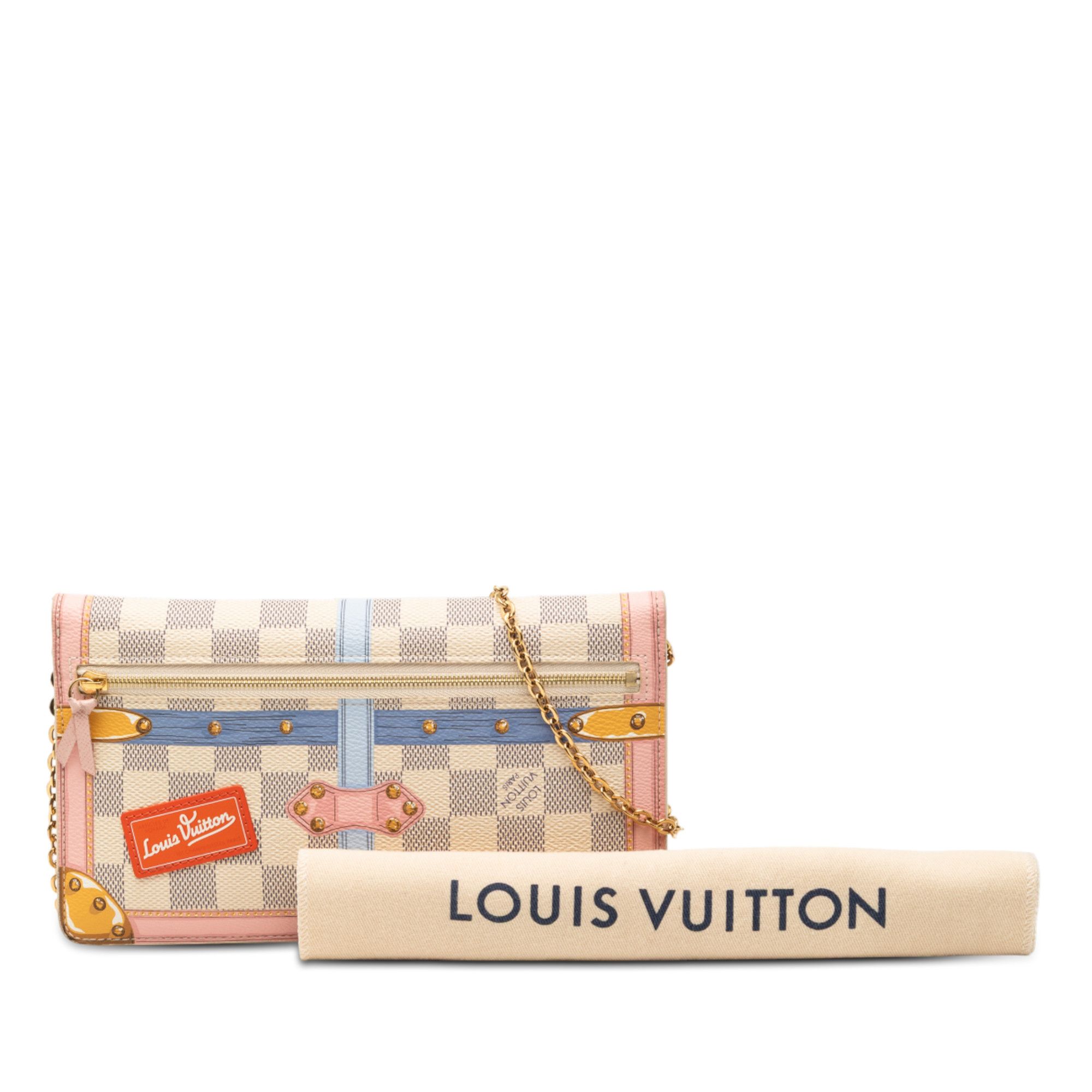 Louis Vuitton Louis Vuitton Damier Azur Summer Trunks Pochette Weekend Size ONE SIZE - 9 Thumbnail