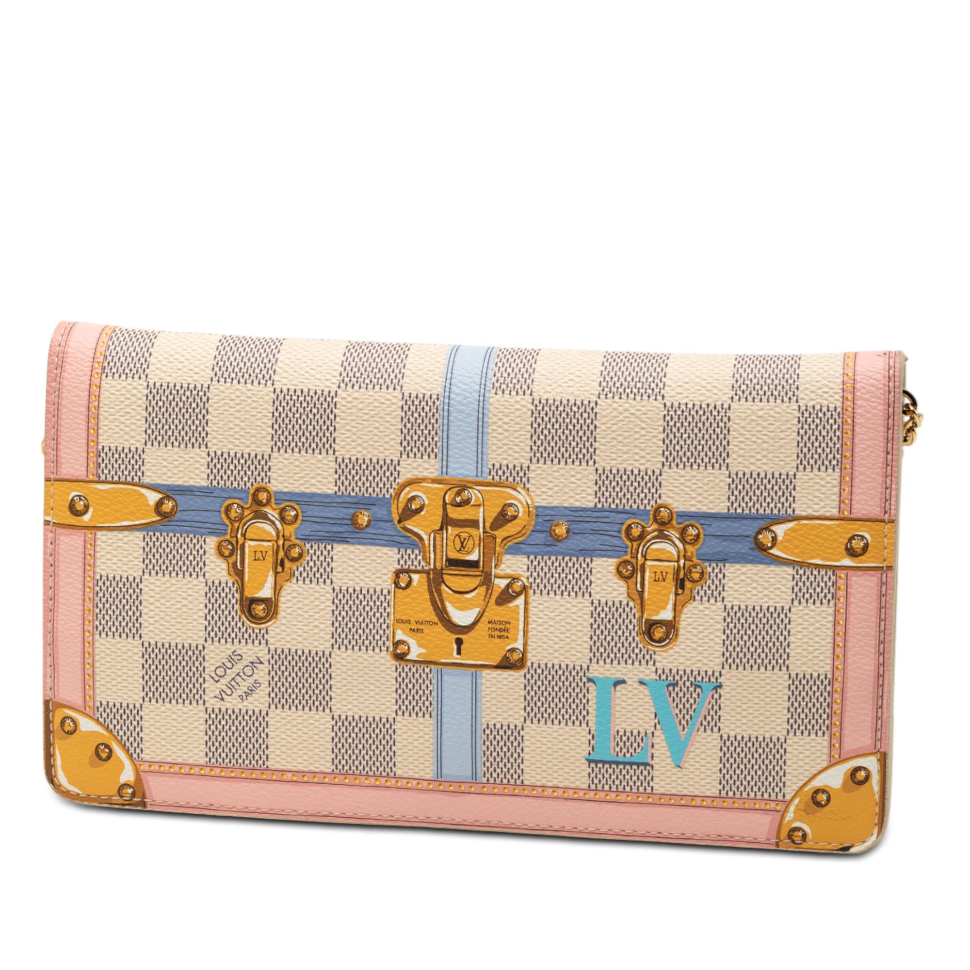 Louis Vuitton Louis Vuitton Damier Azur Summer Trunks Pochette Weekend Size ONE SIZE - 2 Thumbnail