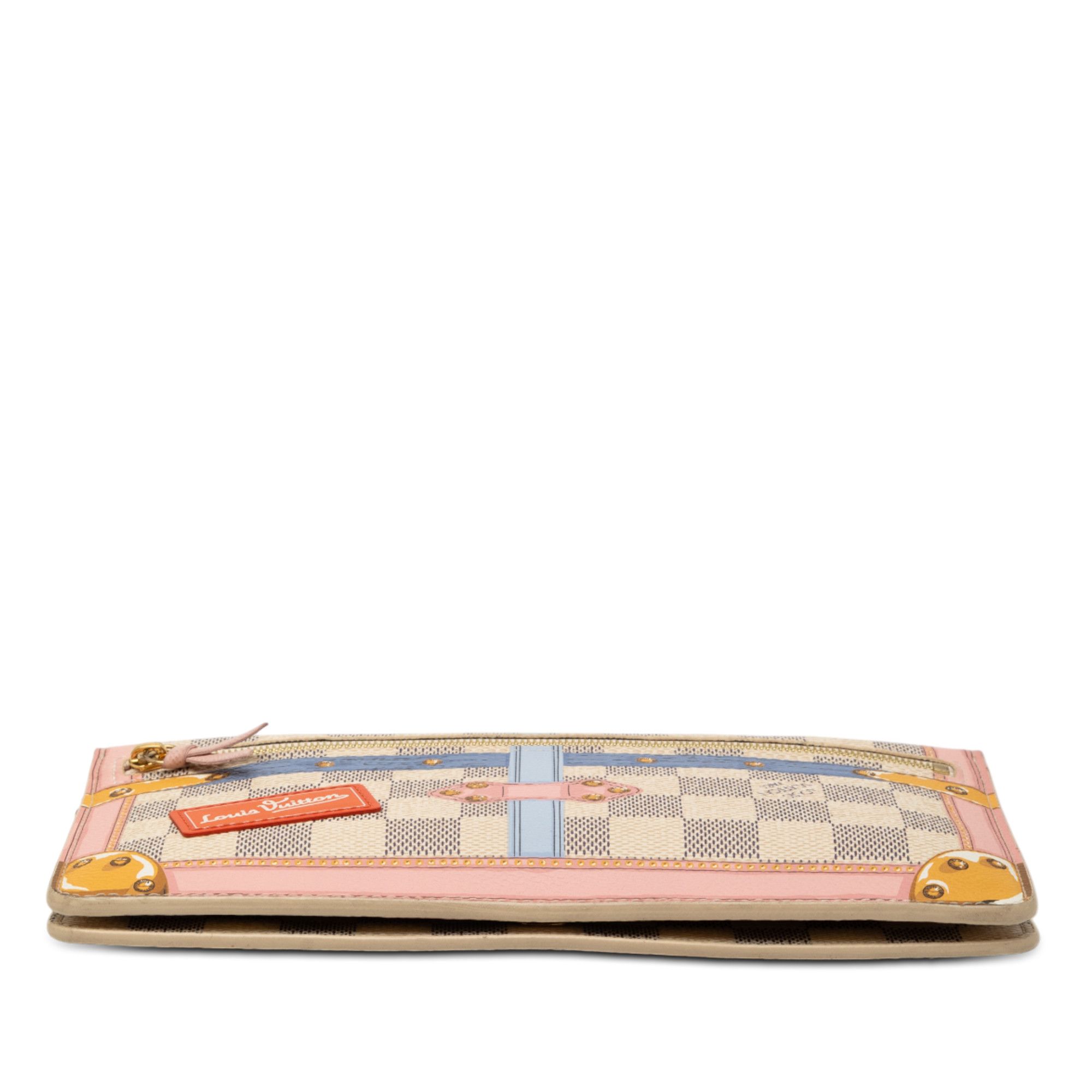 Louis Vuitton Louis Vuitton Damier Azur Summer Trunks Pochette Weekend Size ONE SIZE - 3 Thumbnail