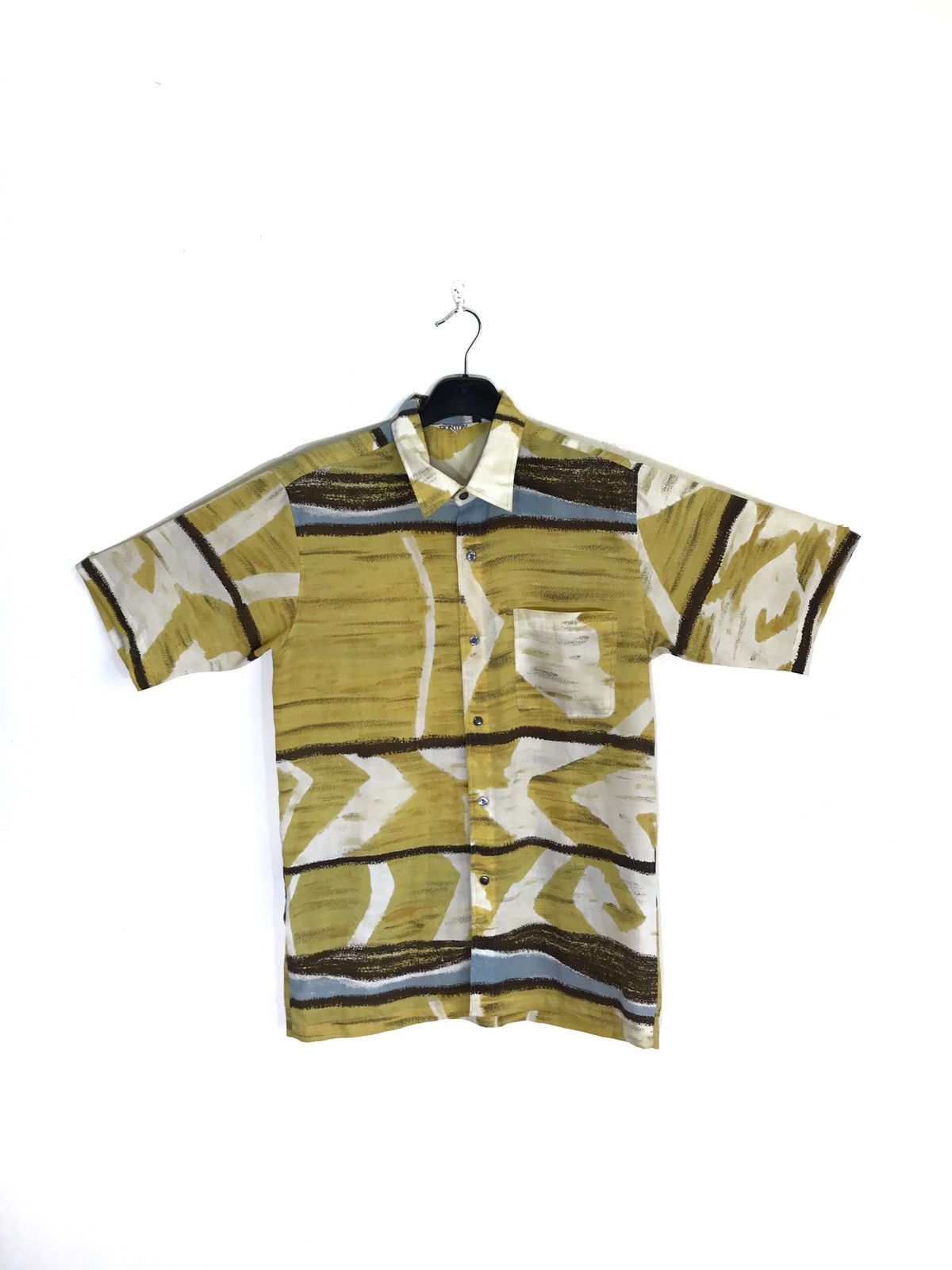 Japanese Brand BONTON Pop Art Design Short Sleeve Shirt Size US M / EU 48-50 / 2 - 1 Thumbnail