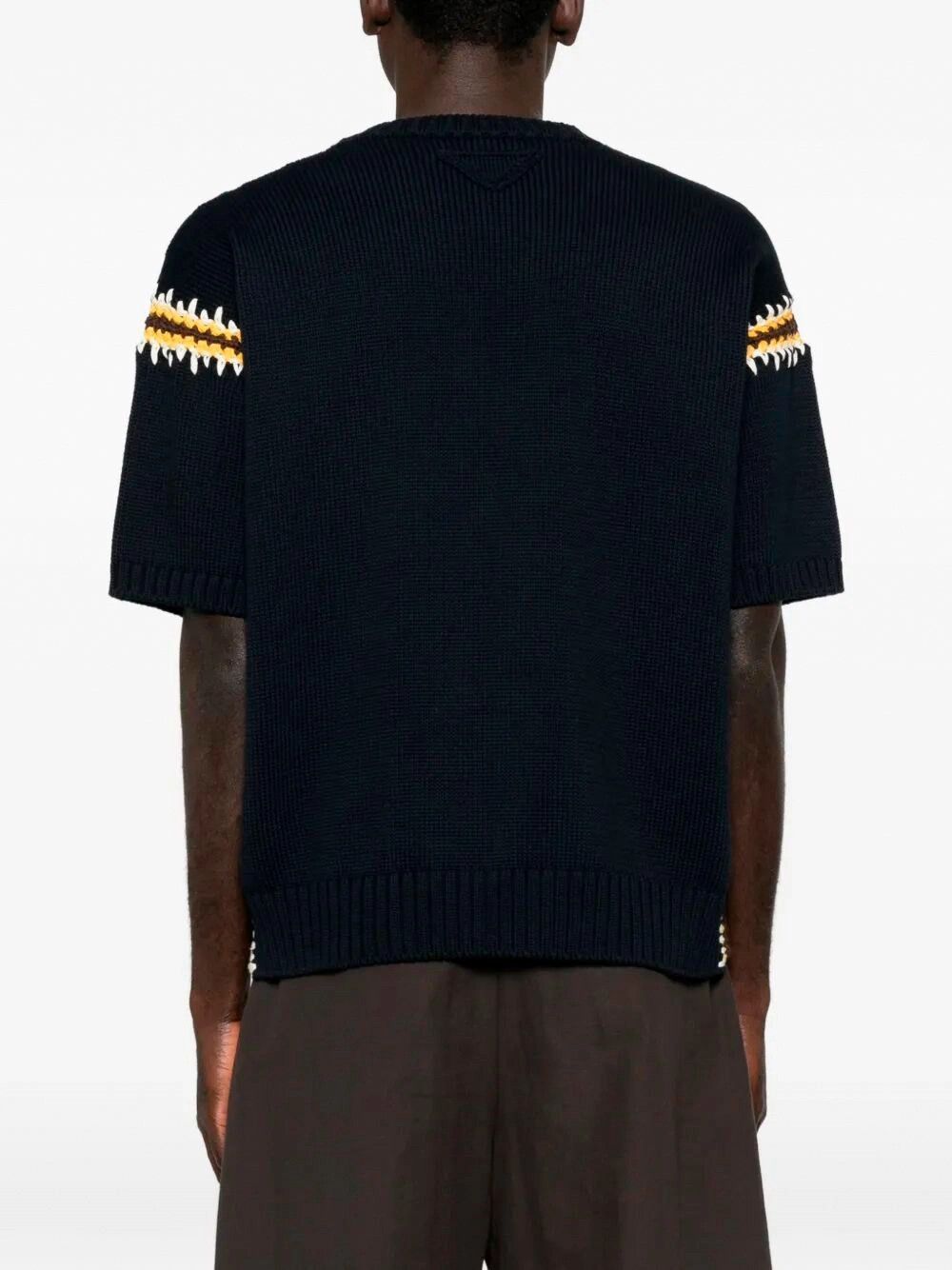Prada Cotton Linen Polo Neck Size US L / EU 52-54 / 3 - 3 Thumbnail