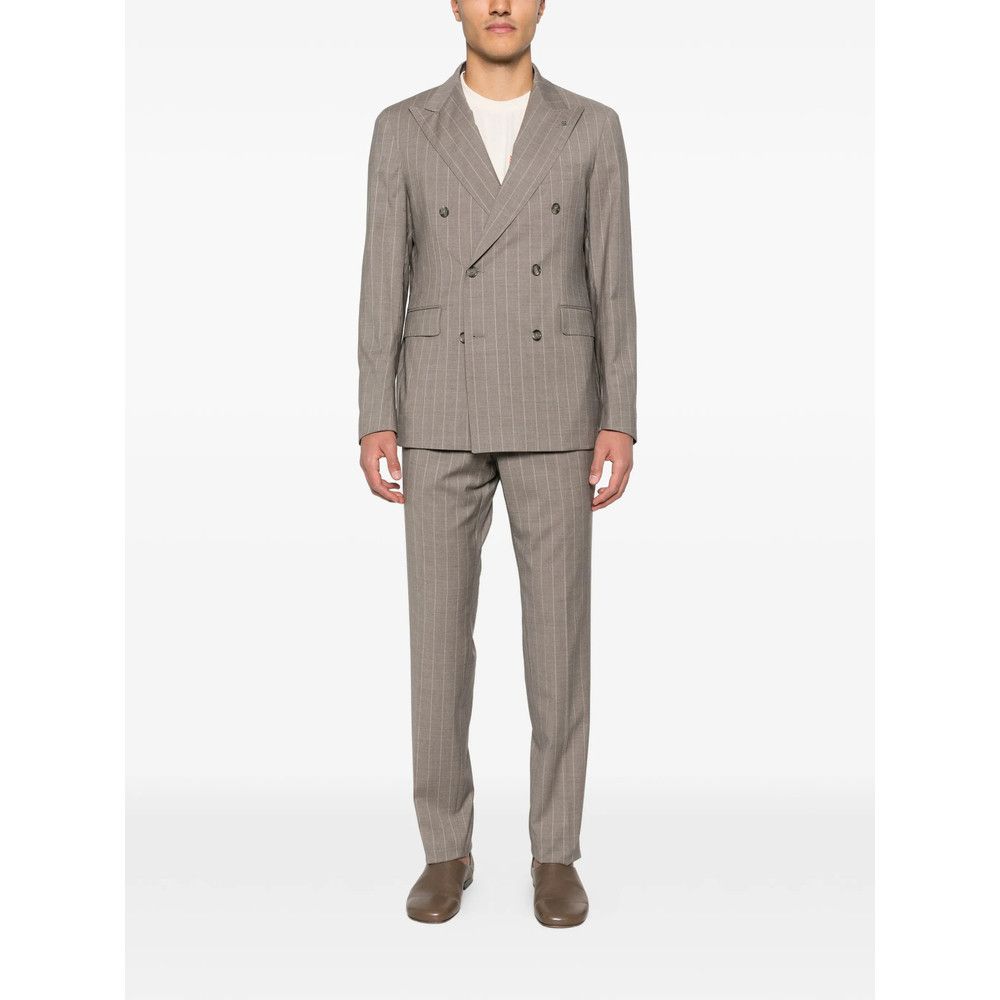 Tagliatore Tagliatore NEUTRALS Suits - Double Breasted Suits Size US L / EU 52-54 / 3 - 4 Thumbnail