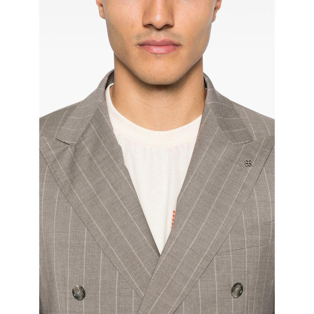 Tagliatore Tagliatore NEUTRALS Suits - Double Breasted Suits Size US L / EU 52-54 / 3 - 2 Thumbnail