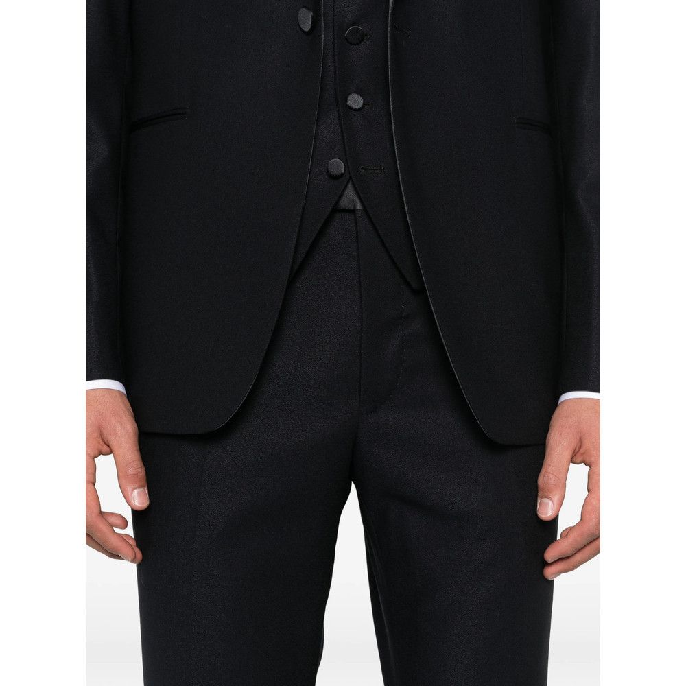 Tagliatore Tagliatore BLACK Suits - Single Breasted Suits Size US L / EU 52-54 / 3 - 3 Thumbnail