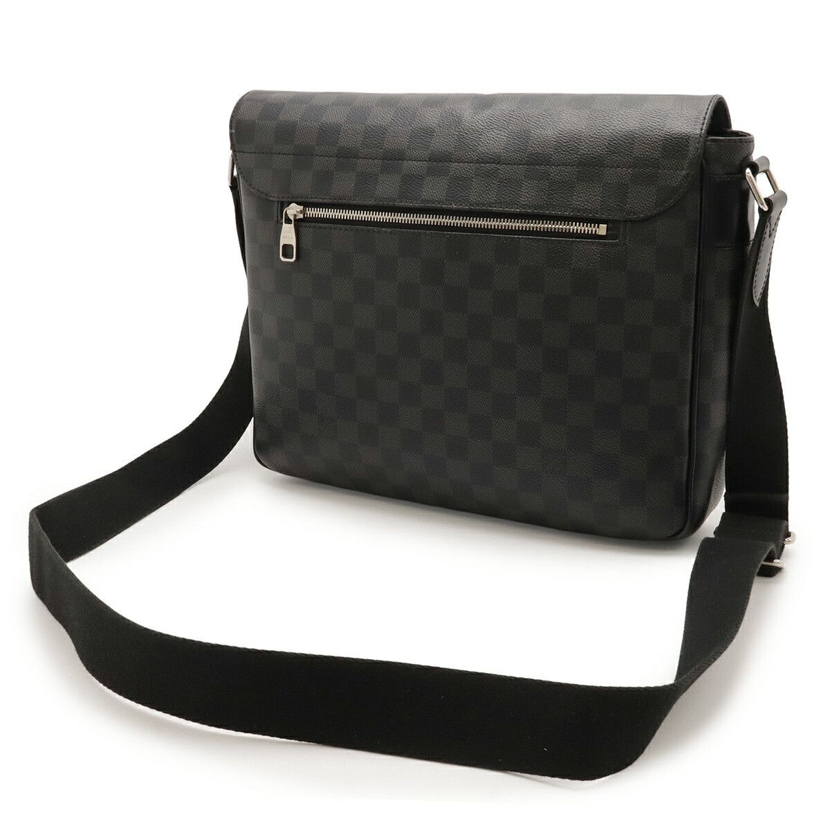 Louis Vuitton Louis Vuitton Louis Vuitton Christopher Damier Graphite Shoulder Bag Textile Crossbody Bag N41500 DUTY FREE for USA Size ONE SIZE - 2 Thumbnail
