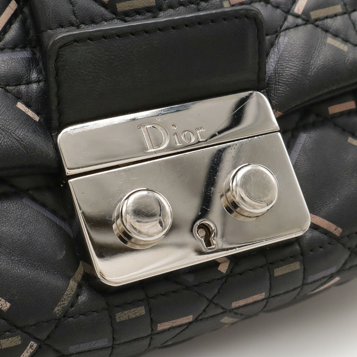 Dior Dior Christian Dior New Lock Leather Shoulder Bag Leather Shoulder Bag DUTY FREE for USA Size ONE SIZE - 6 Thumbnail