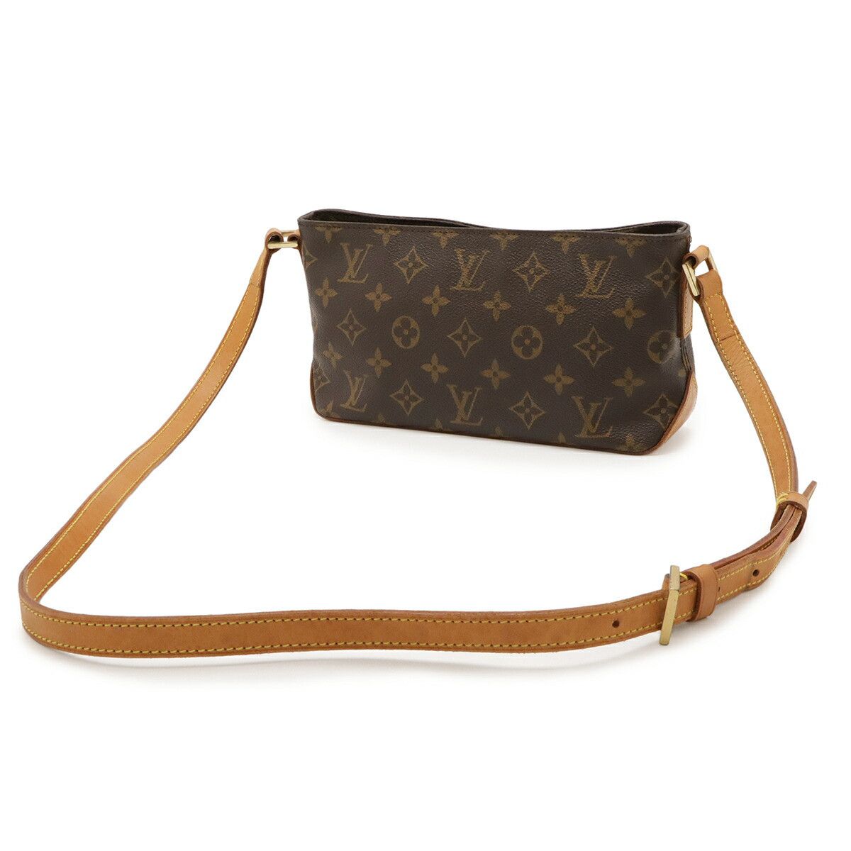 Louis Vuitton Louis Vuitton Louis Vuitton Trotter Monogram Shoulder Bag Textile Shoulder Bag M51240 DUTY FREE for USA Size ONE SIZE - 2 Thumbnail
