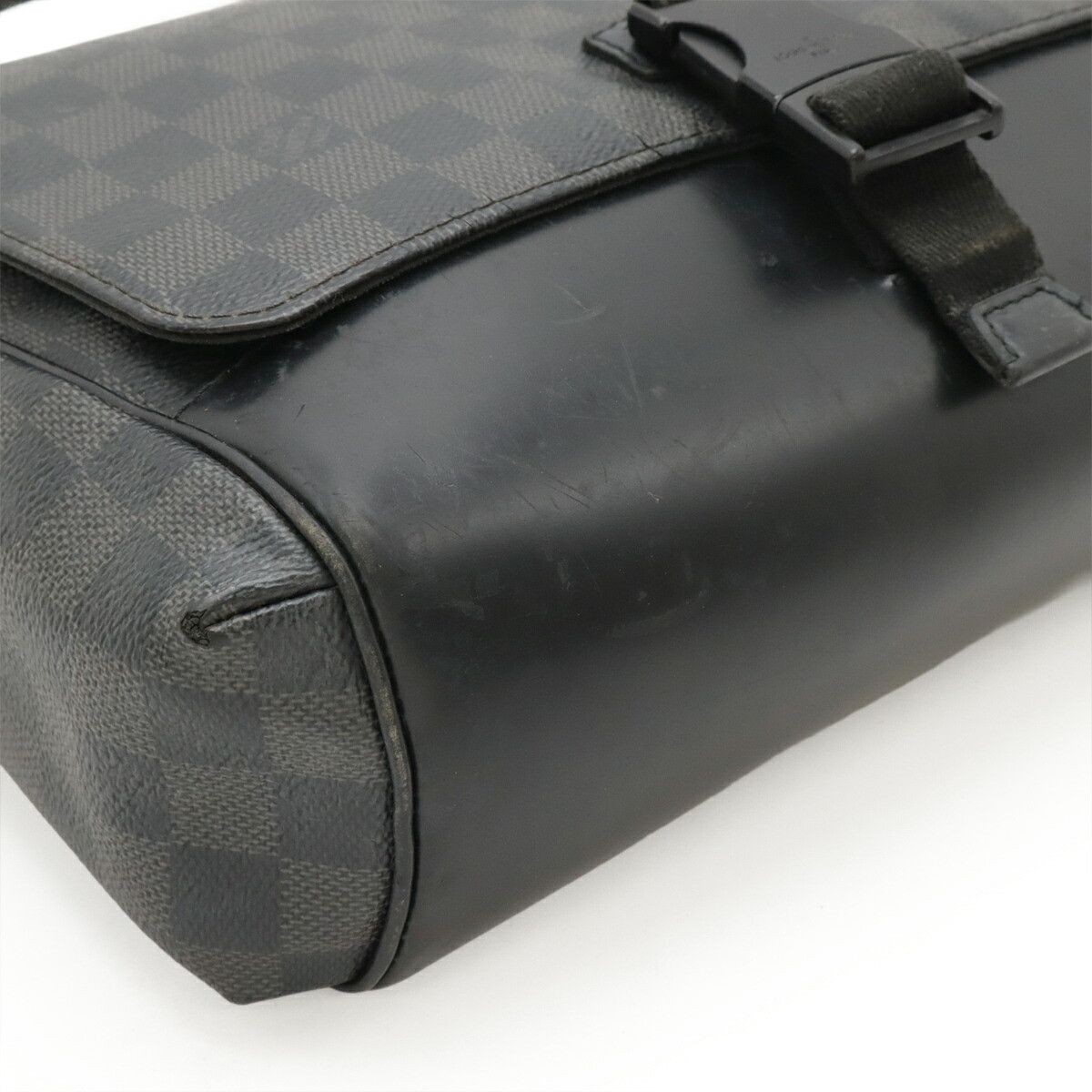 Louis Vuitton Louis Vuitton Louis Vuitton Messenger PM Damier Graphite Shoulder Bag Textile Shoulder Bag N41457 DUTY FREE for USA Size ONE SIZE - 3 Thumbnail