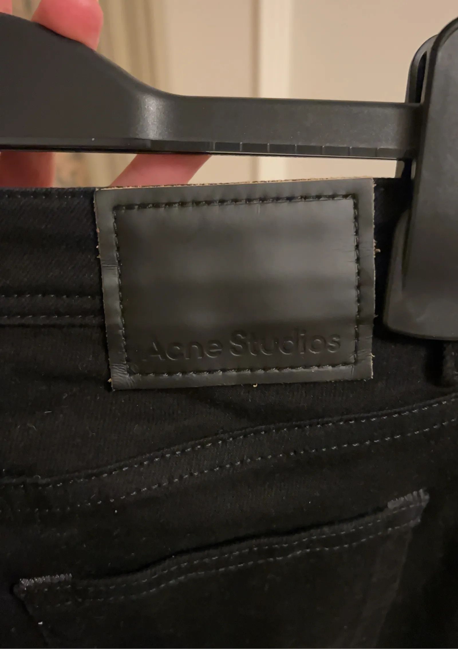 Acne Studios Acne Studios Peg Blk Jeans Size 26" / US 2 / IT 38 - 2 Thumbnail