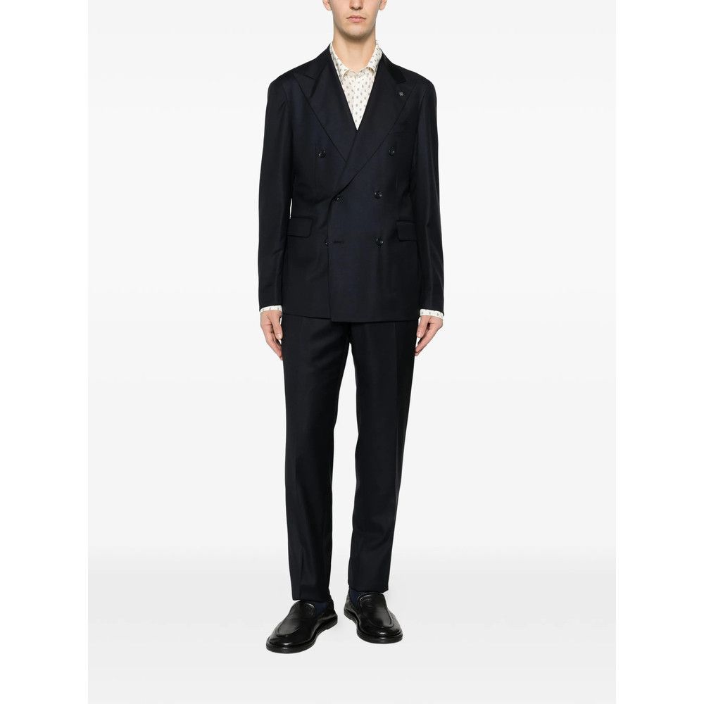 Tagliatore Tagliatore BLUE Suits - Double Breasted Suits Size US XXL / EU 58 / 5 - 2 Thumbnail