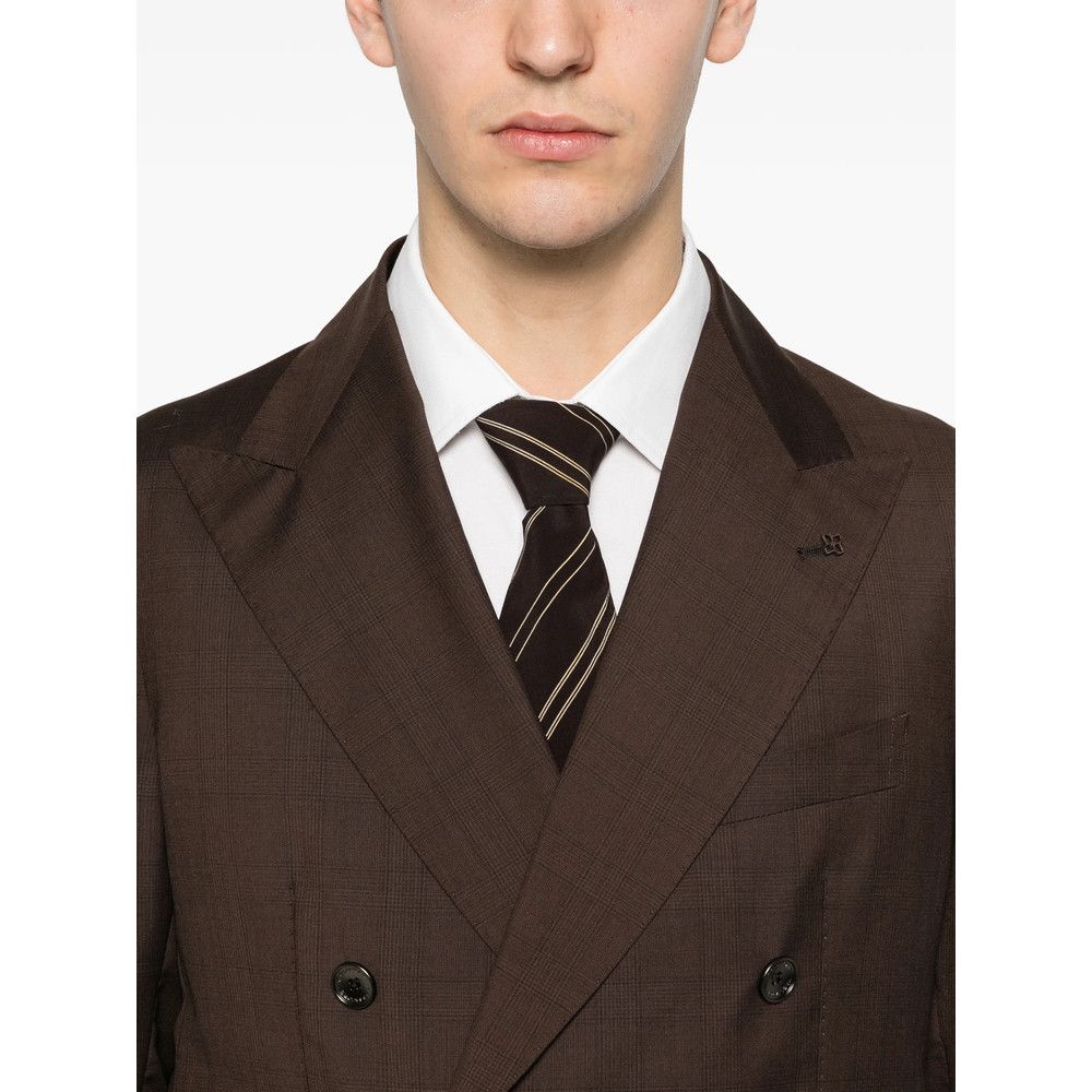 Tagliatore Tagliatore BROWN Suits - Double Breasted Suits Size US M / EU 48-50 / 2 - 4 Thumbnail