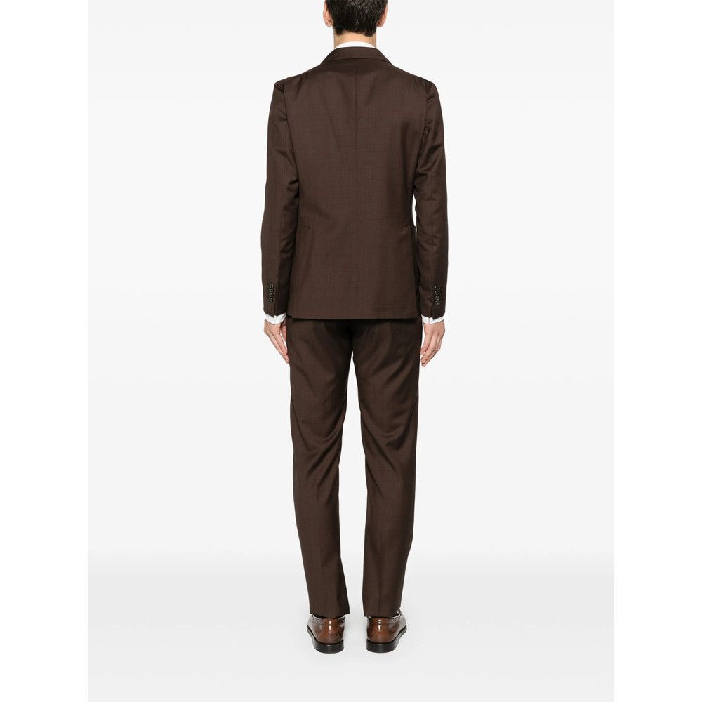 Tagliatore Tagliatore BROWN Suits - Double Breasted Suits Size US M / EU 48-50 / 2 - 5 Thumbnail