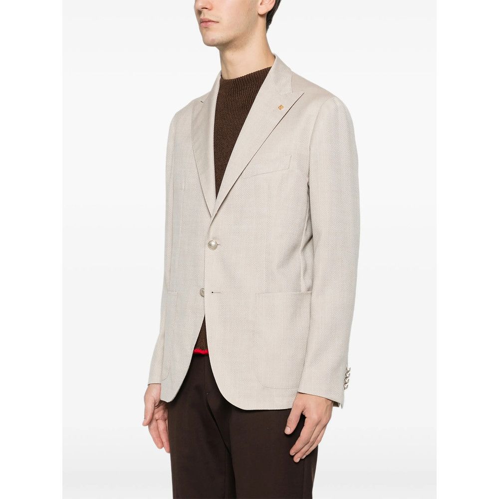Tagliatore Tagliatore NEUTRALS Jackets - Blazers Size US L / EU 52-54 / 3 - 5 Thumbnail
