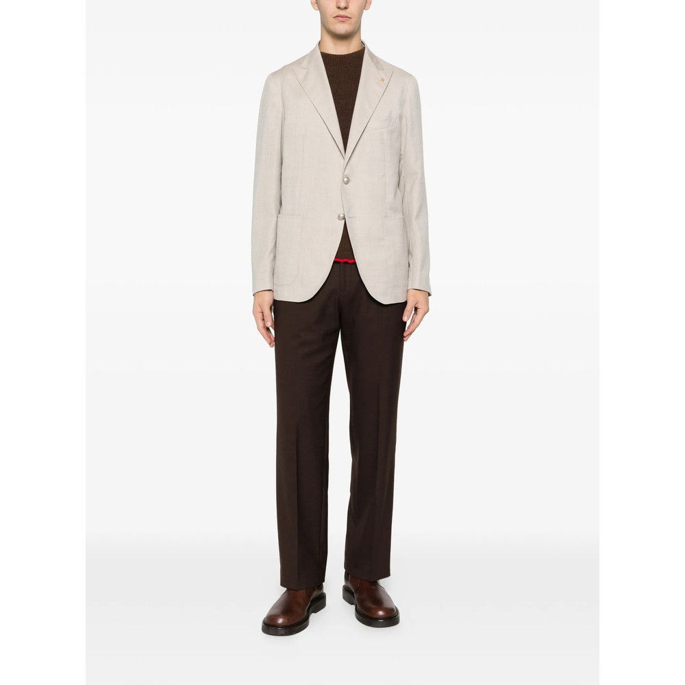 Tagliatore Tagliatore NEUTRALS Jackets - Blazers Size US L / EU 52-54 / 3 - 2 Thumbnail