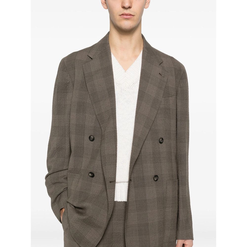 Tagliatore Tagliatore BROWN Suits - Double Breasted Suits Size US M / EU 48-50 / 2 - 3 Thumbnail