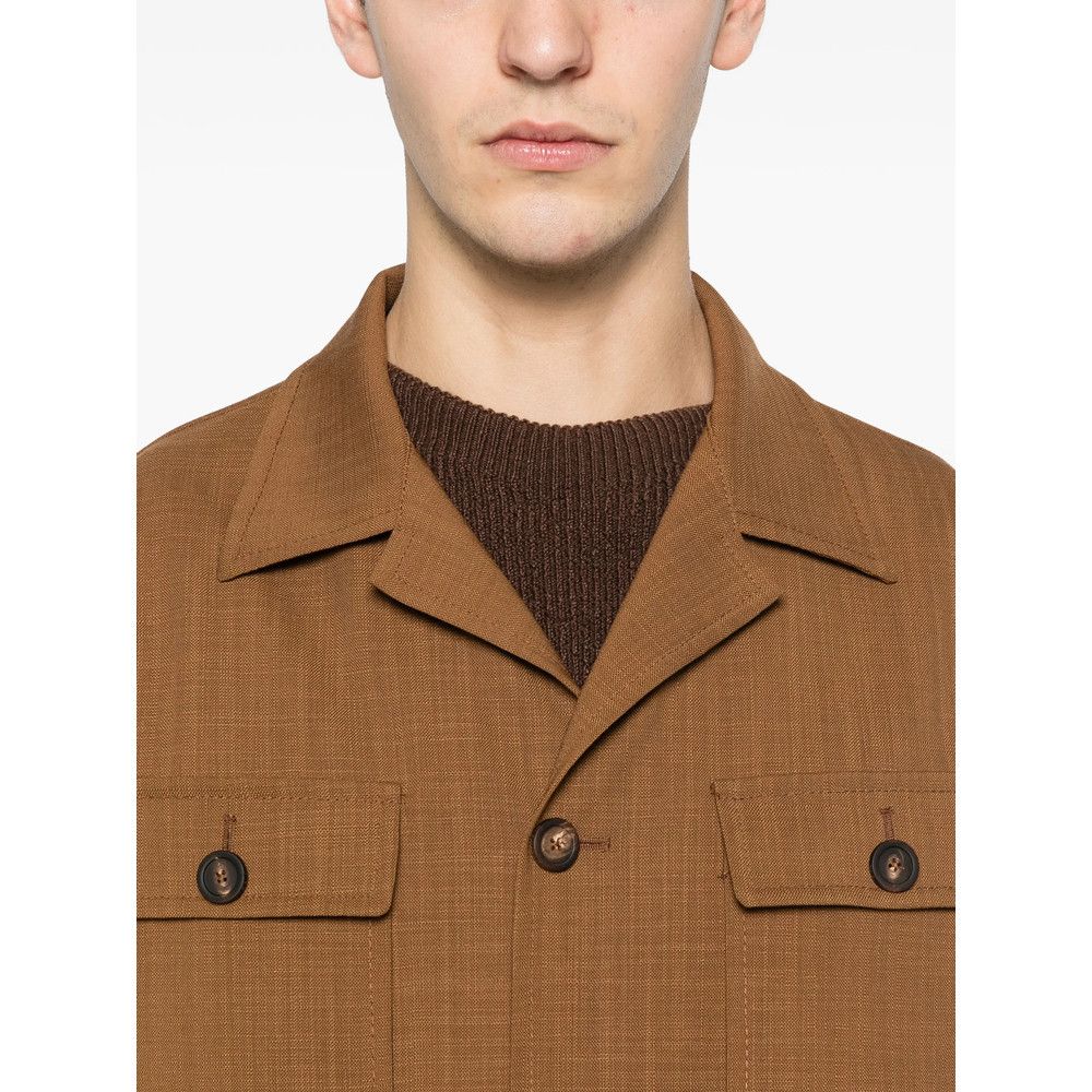 Tagliatore Tagliatore BROWN Jackets - Shirt Jackets Size US M / EU 48-50 / 2 - 2 Thumbnail