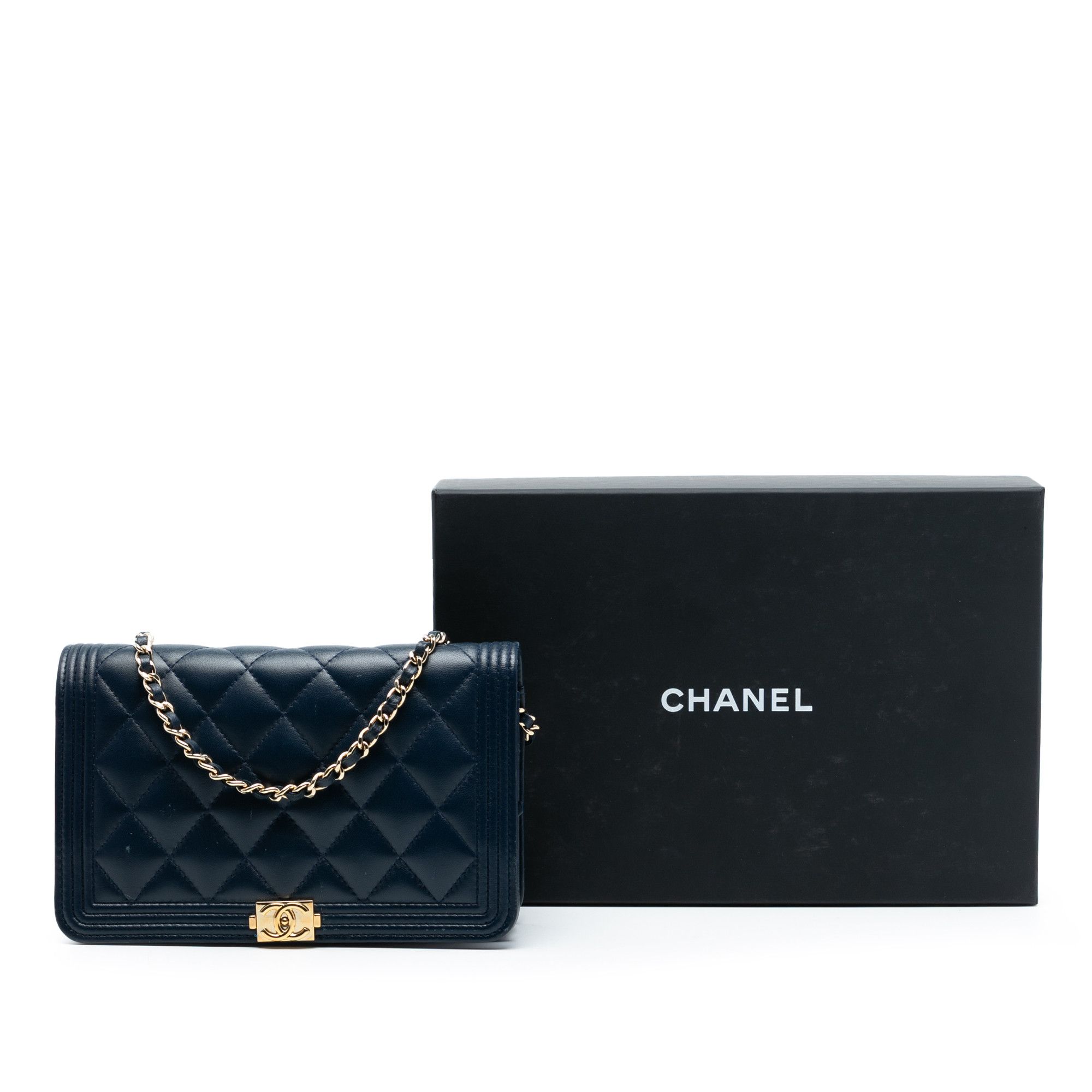 Chanel Chanel Quilted Lambskin Boy Wallet On Chain Size ONE SIZE - 8 Thumbnail