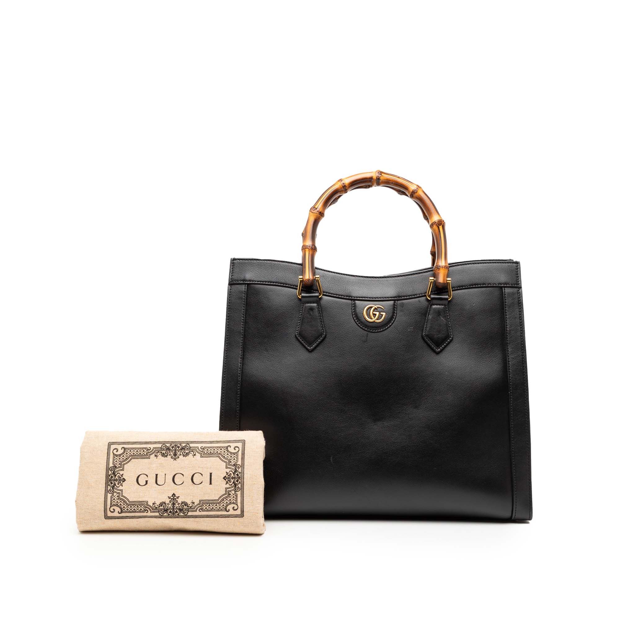 Gucci Gucci Medium Bamboo Calfskin Diana Tote Size ONE SIZE - 9 Thumbnail