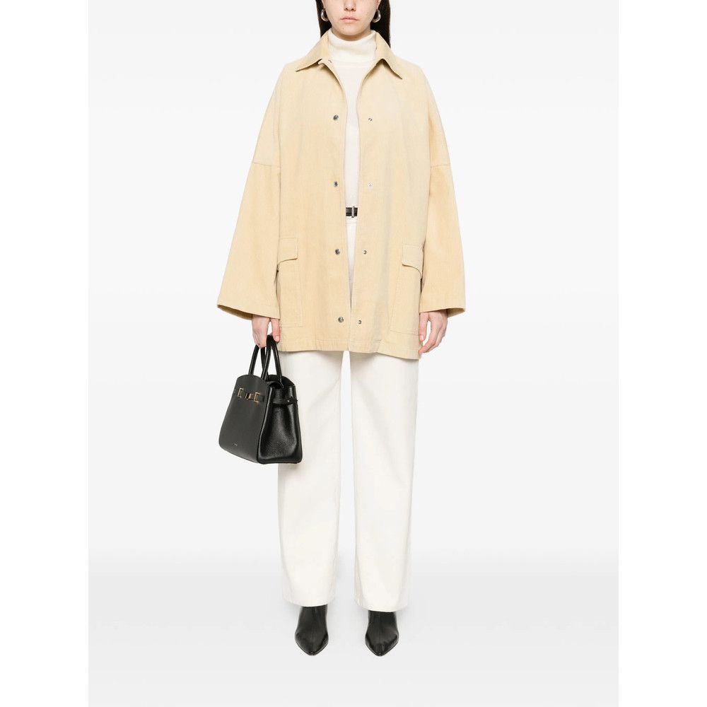 Toteme Toteme NEUTRALS Coats - Single Breasted Coats Size XS / US 0-2 / IT 36-38 - 2 Thumbnail