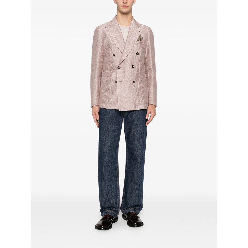 Tagliatore Tagliatore PINK Jackets - Blazers Size US M / EU 48-50 / 2 - 4 Thumbnail