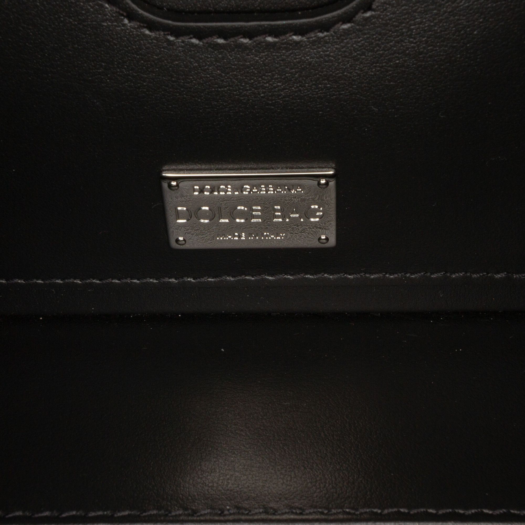 Dolce & Gabbana Dolce & Gabbana Rhinestone Embellished Jacquard Dolce Box Bag Size ONE SIZE - 5 Thumbnail