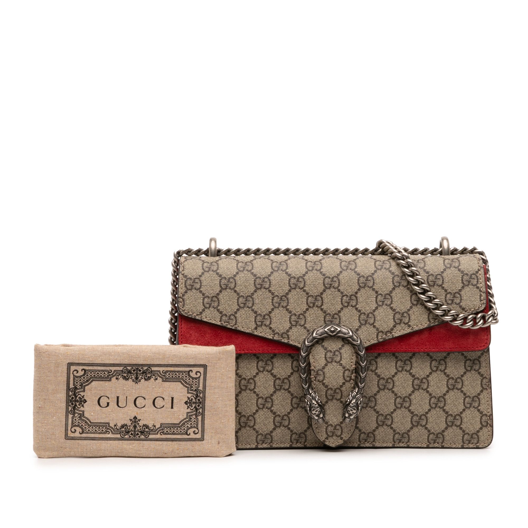 Gucci Gucci Medium GG Supreme Dionysus Shoulder Bag Size ONE SIZE - 12 Thumbnail