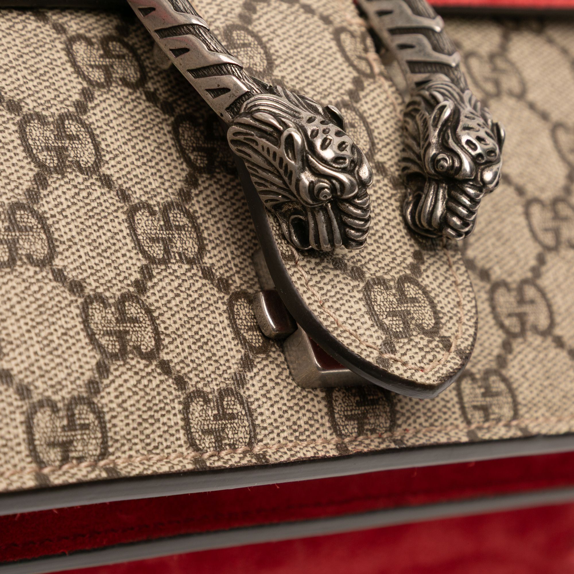 Gucci Gucci Medium GG Supreme Dionysus Shoulder Bag Size ONE SIZE - 8 Thumbnail