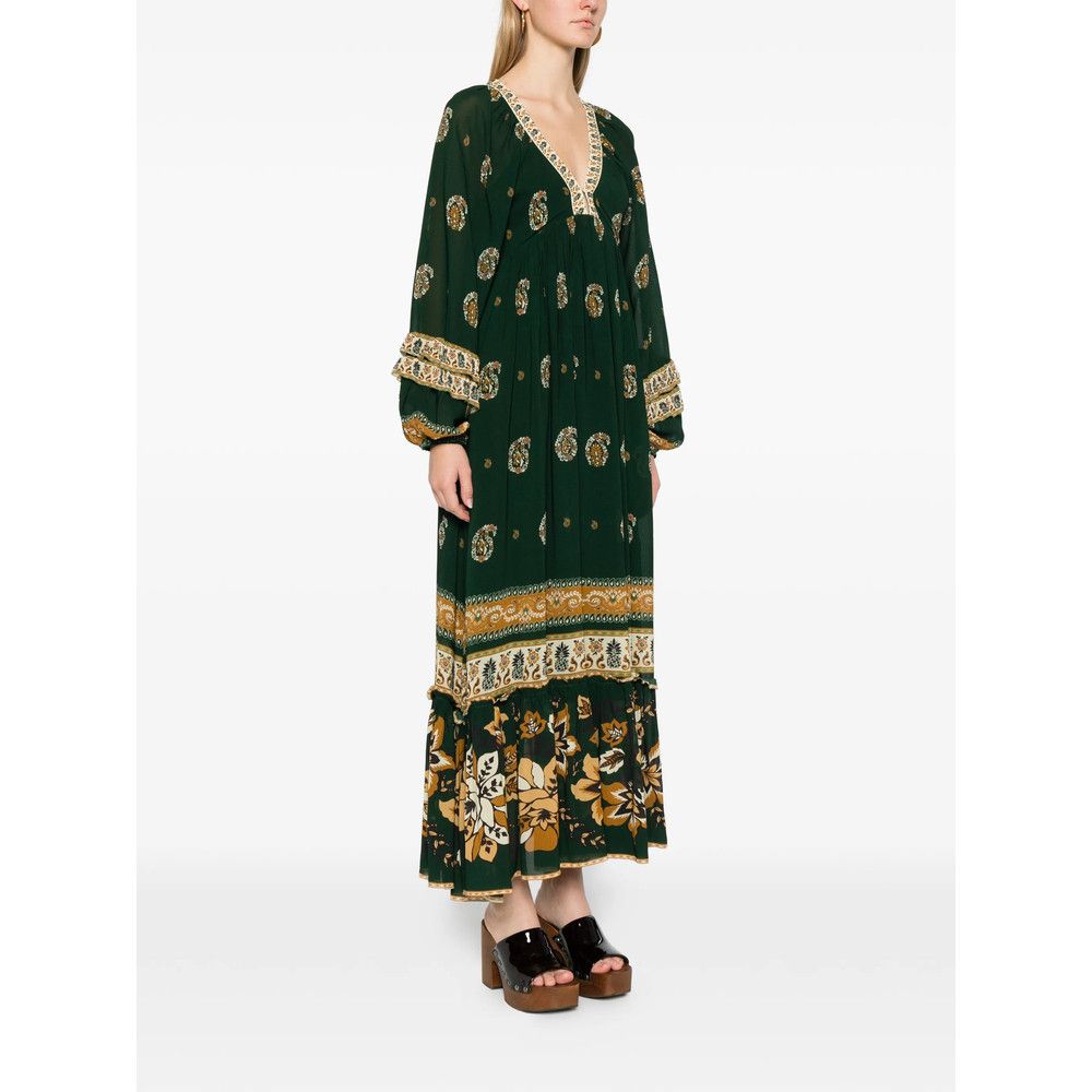 Farm Rio Farm Rio GREEN Dresses - Day Dresses Size XS / US 0-2 / IT 36-38 - 4 Thumbnail