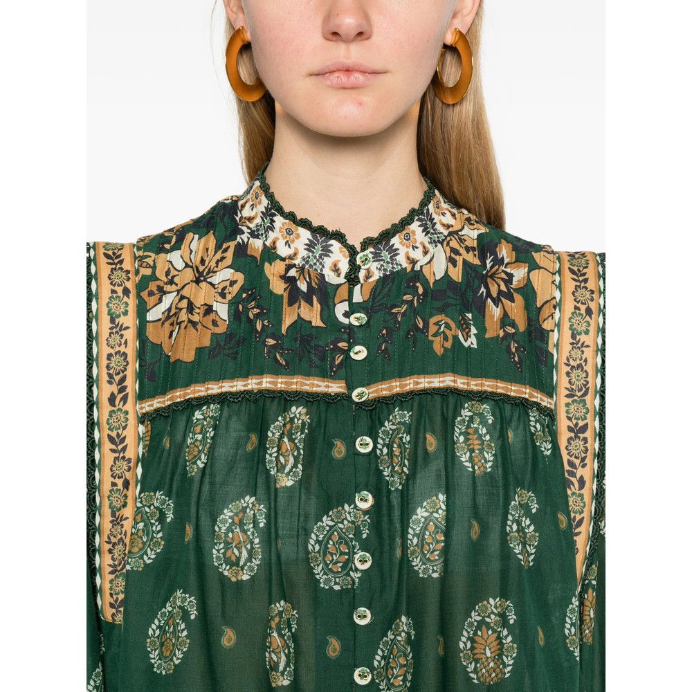 Farm Rio Farm Rio GREEN Tops - Blouses Size XS / US 0-2 / IT 36-38 - 2 Thumbnail