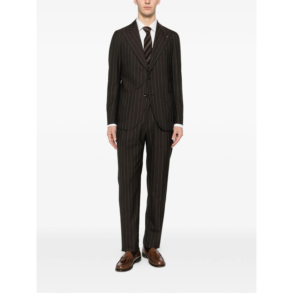 Tagliatore Tagliatore BROWN Suits - Single Breasted Suits Size US M / EU 48-50 / 2 - 3 Thumbnail