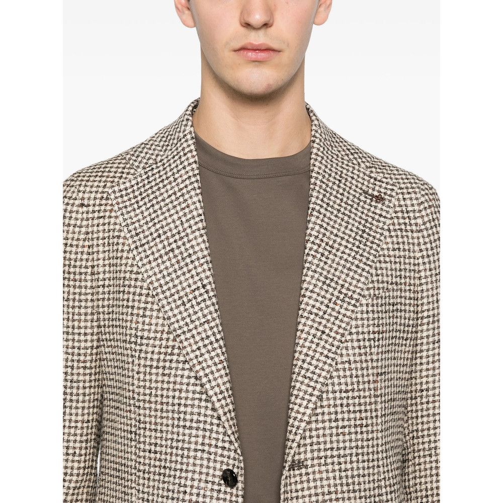 Tagliatore Tagliatore NEUTRALS Jackets - Blazers Size US M / EU 48-50 / 2 - 4 Thumbnail