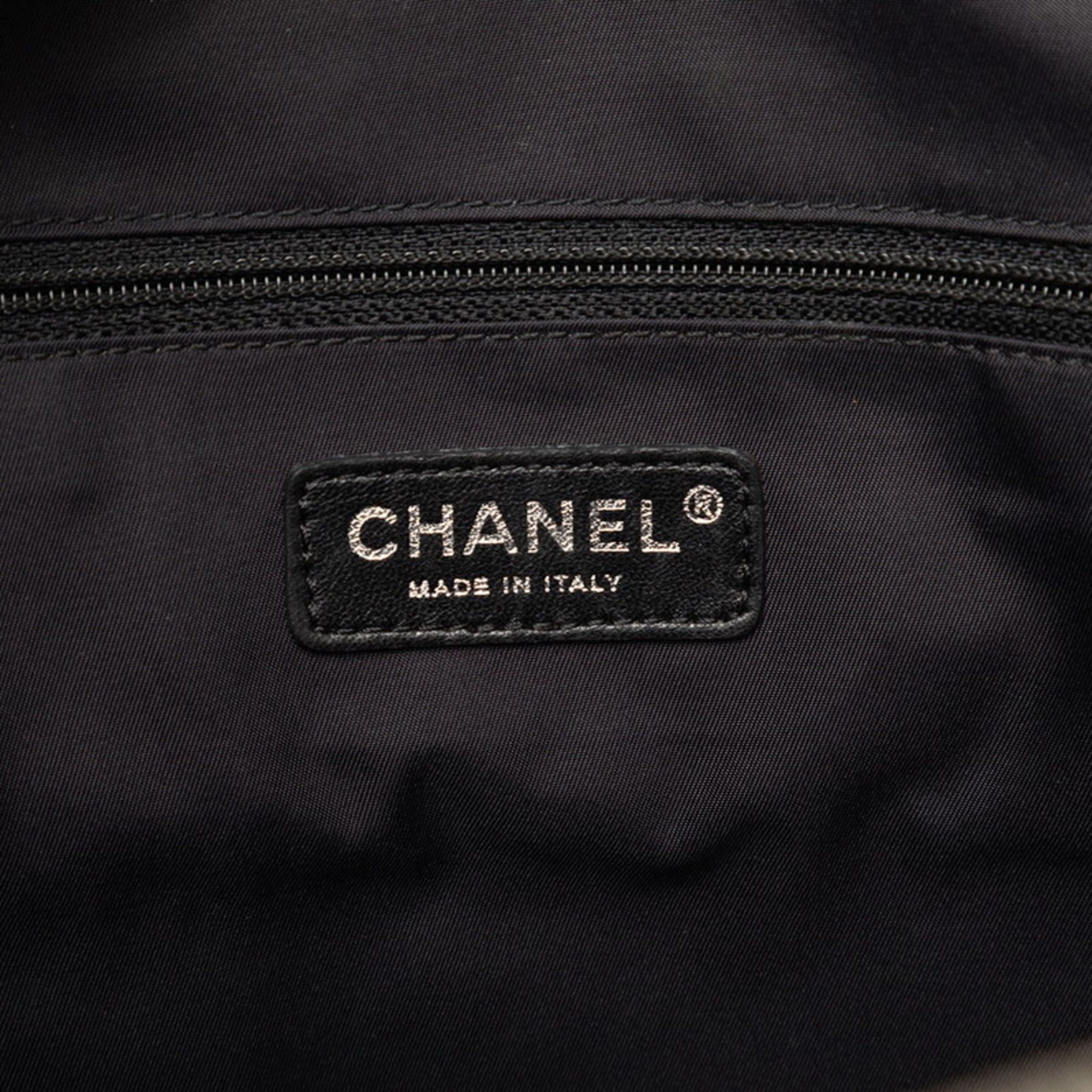 Chanel CHANEL Coco Mark Paris-Biarritz Handbag Black Women's Size ONE SIZE - 5 Thumbnail