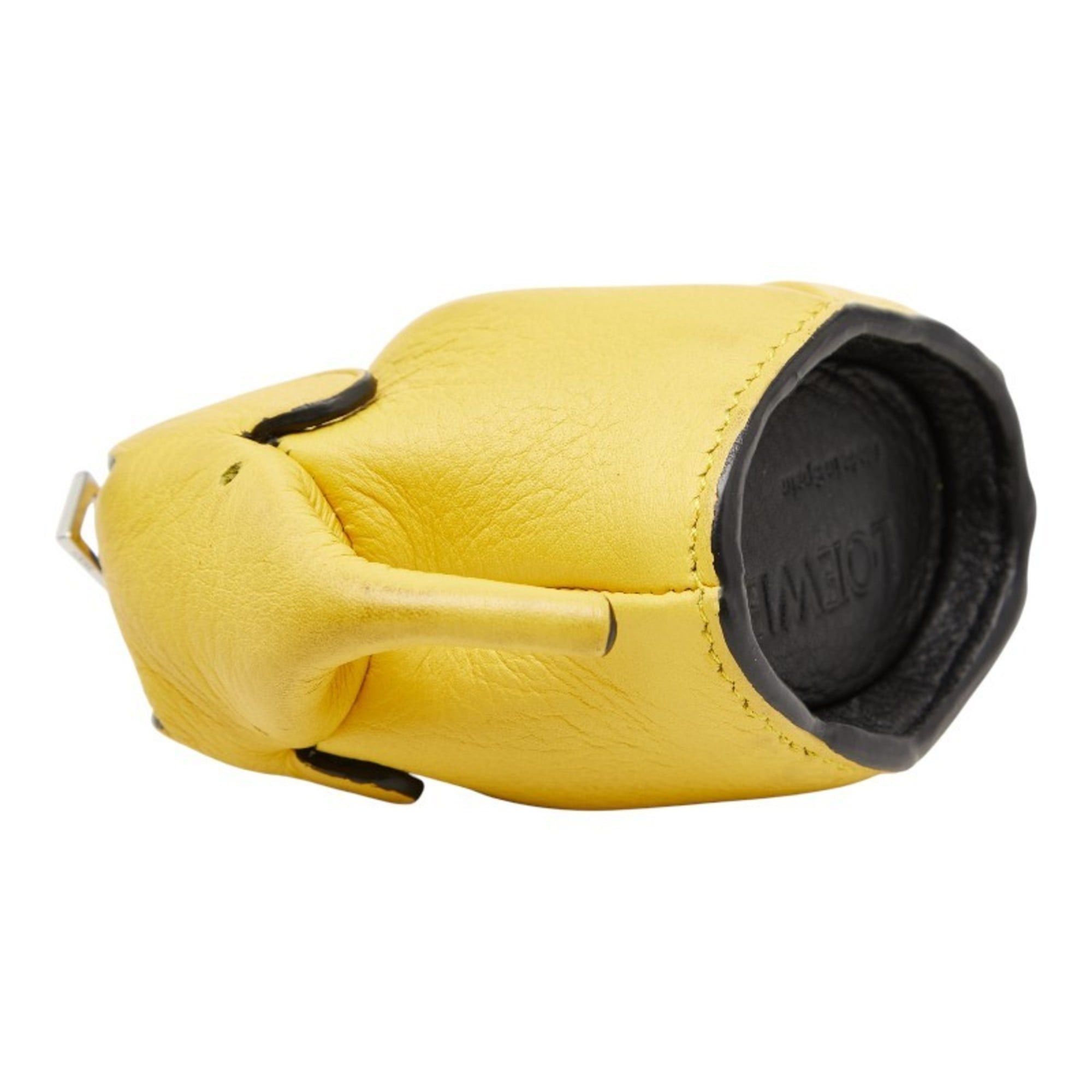 Loewe LOEWE Elephant Wallet/Coin Case Charm Key Ring Yellow Leather Women's Size ONE SIZE - 5 Thumbnail