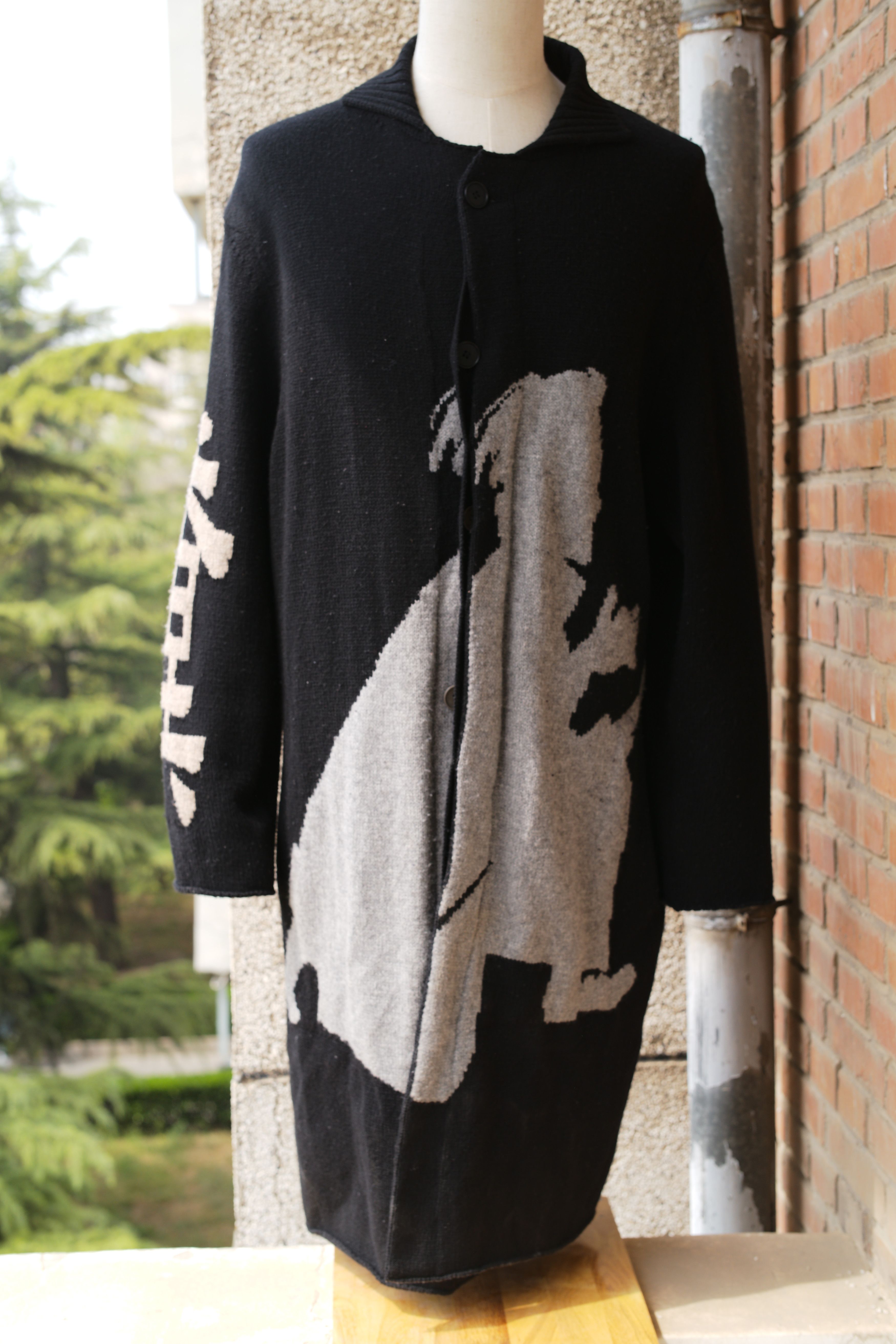 17aw Yohji Yamamoto Pour homme 侍カーディガン 17aw Yohji Yamamoto Pour homme 侍カーディガン