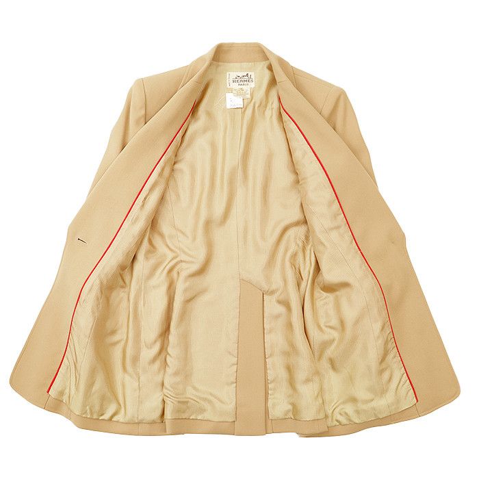 Hermes Hermes Hermès Wool Jacket Textile Outerwear DUTY FREE for USA Size ONE SIZE - 7 Thumbnail