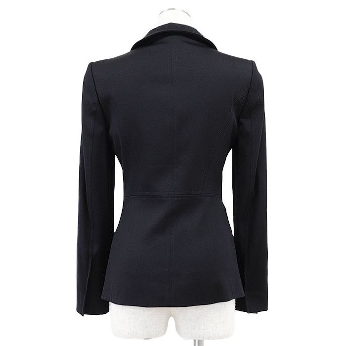 Gucci Gucci Gucci Wool Blend Tailored Jacket Textile Outerwear DUTY FREE for USA Size ONE SIZE - 4 Thumbnail