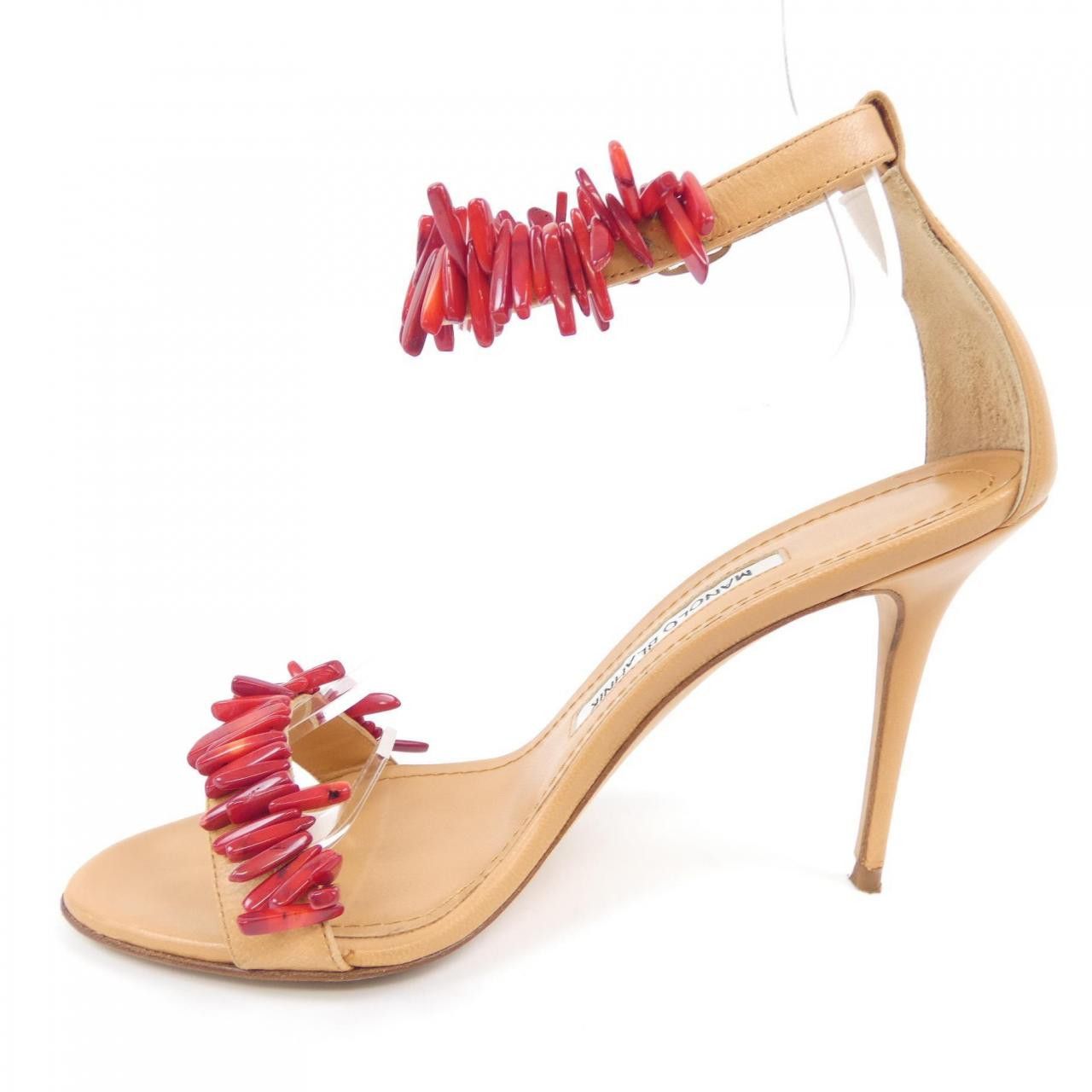Manolo Blahnik Manolo Blahnik Manolo Blahnik Sandals Leather Shoes DUTY FREE for USA Size ONE SIZE - 2 Thumbnail