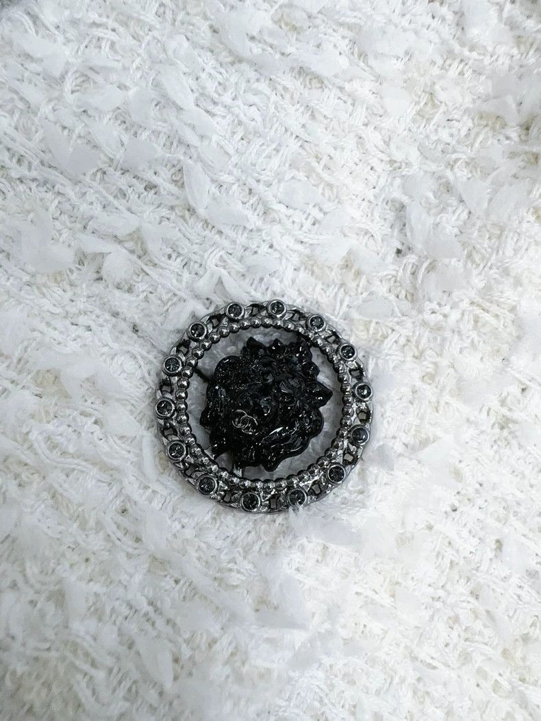 Chanel Chanel Black White Short Jacket Size S / US 4 / IT 40 - 5 Thumbnail